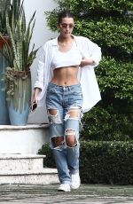 BELLA HADID Out and About in Miami 11/27/2017