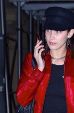 BELLA HADID Out and About in New York 11/09/2017