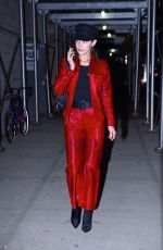 BELLA HADID Out and About in New York 11/09/2017