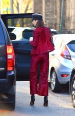 BELLA HADID Out and About in New York 11/09/2017