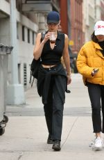 BELLA HADID Out for Coffee in New York 11/06/2017