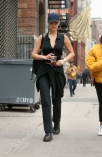 BELLA HADID Out for Coffee in New York 11/06/2017