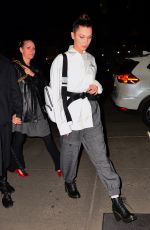 BELLA HADID Out in New York 11/08/2017