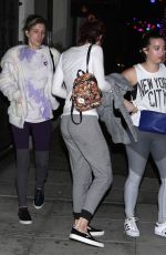 BELLA THORNE Leaves Matsuhisa in Los Angeles 11/26/2017