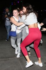 BELLA THORNE Leaves Matsuhisa in Los Angeles 11/26/2017
