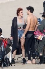 BELLA THORNE on the Set of Famous in Love in Malibu 11/13/2017