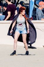 BELLA THORNE on the Set of Famous in Love in Malibu 11/13/2017