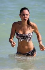 BETHENNY FRANKEL in Bikini on the Beach in Miami 11/05/2017