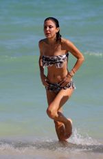 BETHENNY FRANKEL in Bikini on the Beach in Miami 11/05/2017
