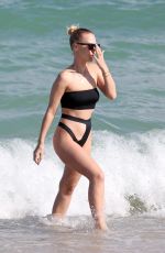BIANCA ELOUISE in Bikini at a Beach in Miami 11/18/2017