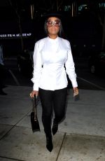 BLAC CHYNA Leaves a Recordnig Studio in Los Angeles 11/10/2017