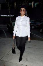 BLAC CHYNA Leaves a Recordnig Studio in Los Angeles 11/10/2017