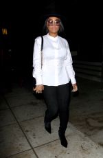 BLAC CHYNA Leaves a Recordnig Studio in Los Angeles 11/10/2017