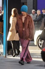 BLAKE LIVELY on the Set of The Rhythm Section in Dublin 11/05/2017