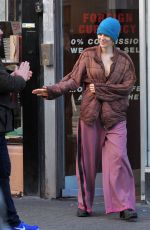 BLAKE LIVELY on the Set of The Rhythm Section in Dublin 11/05/2017