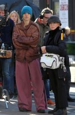 BLAKE LIVELY on the Set of The Rhythm Section in Dublin 11/05/2017
