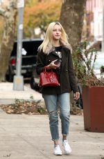 BRIA VINAITE Out for Coffee in Brooklyn 11/16/2017