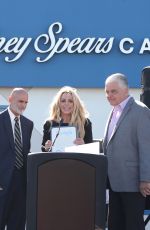 BRITNEY SPEARS at Nevada Childhood Cancer Foundation Britney Spears Campus Opening 11/04/2017