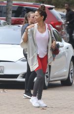 BROOKE BURKE Leaves a Gym in Malibu 11/12/2017