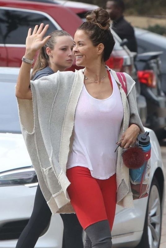 BROOKE BURKE Leaves a Gym in Malibu 11/12/2017