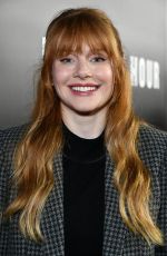 BRYCE DALLAS HOWARD at Darkest Hour Premiere in Los Angeles 11/08/2017