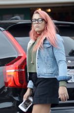 BUSY PHILIPPS Buys Halloween Trick or Treat Buckets at CVS in Los Angeles 10/31/2017