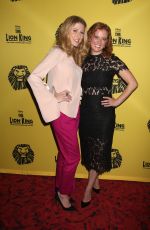 CAISSIE LEVY and PATTI MURIN at The Lion King 20th Anniversary Performance on Broadway in New York 11/06/2017