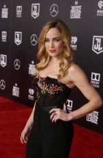 CAITY LOTZ at Justice League Premiere in Los Angeles 11/13/2017