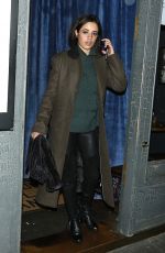CAMILA BELLE Leaves Balans Soho Society Restaurant in London 11/13/2017