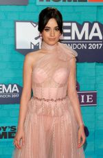 CAMILA CABELLO at 2017 MTV Europe Music Awards in London 11/12/2017