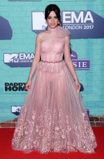 CAMILA CABELLO at 2017 MTV Europe Music Awards in London 11/12/2017