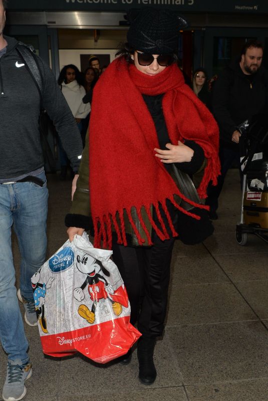 CAMILA CABELLO at Heathrow Airport in London 11/11/2017