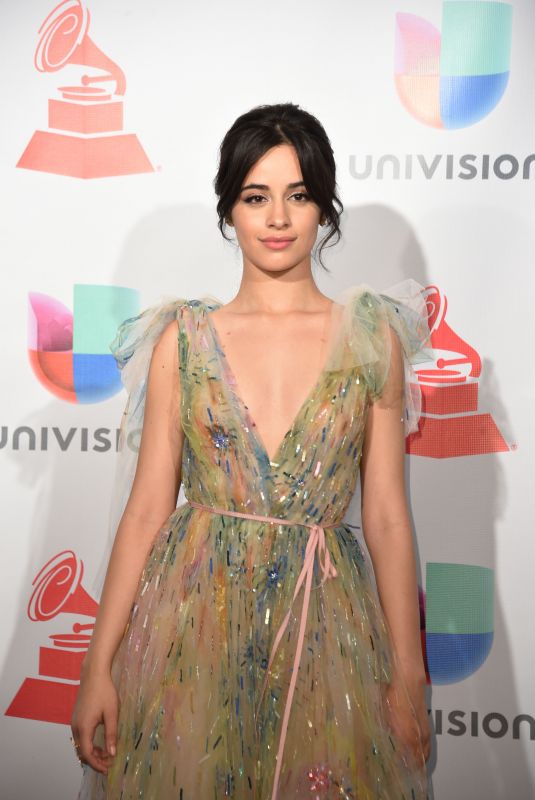 CAMILA CABELLO at Latin Grammy Awards 2017 in Las Vegas 11/16/2017