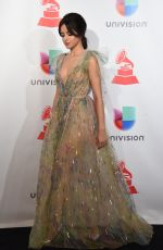 CAMILA CABELLO at Latin Grammy Awards 2017 in Las Vegas 11/16/2017