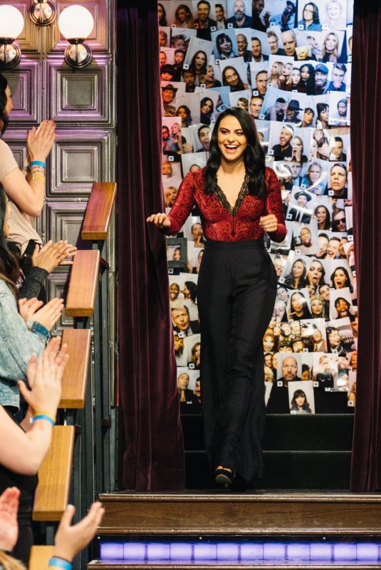 CAMILA MENDES at Late Show with James Corden in New York 11/21/2017