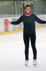 CANDICE BROWN at Dancing on Ice Rehersal in Essex 11/13/2017