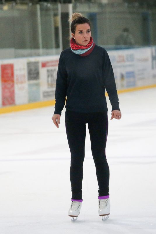 CANDICE BROWN at Dancing on Ice Rehersal in Essex 11/13/2017