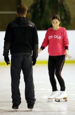 CANDICE BROWN at Dancing on Ice Rehersal in London 11/22/2017