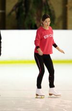 CANDICE BROWN at Dancing on Ice Rehersal in London 11/22/2017