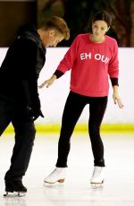 CANDICE BROWN at Dancing on Ice Rehersal in London 11/22/2017