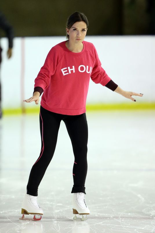 CANDICE BROWN at Dancing on Ice Rehersal in London 11/22/2017