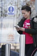 CANDICE BROWN Leaves Dancing on Ice Practice in Essex 11/06/2017