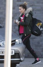 CANDICE BROWN Leaves Dancing on Ice Practice in Essex 11/06/2017