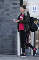 CANDICE BROWN Leaves Dancing on Ice Practice in Essex 11/06/2017