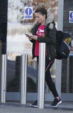 CANDICE BROWN Leaves Dancing on Ice Practice in Essex 11/06/2017