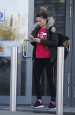 CANDICE BROWN Leaves Dancing on Ice Practice in Essex 11/06/2017