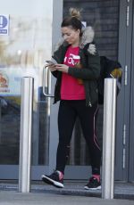 CANDICE BROWN Leaves Dancing on Ice Practice in Essex 11/06/2017