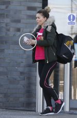 CANDICE BROWN Leaves Dancing on Ice Practice in Essex 11/06/2017