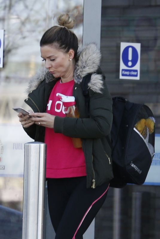 CANDICE BROWN Leaves Dancing on Ice Practice in Essex 11/06/2017