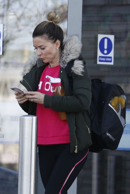 CANDICE BROWN Leaves Dancing on Ice Practice in Essex 11/06/2017